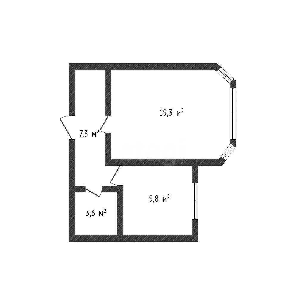 1-к квартира, 40м² (Береговая улица, 2/5) - миниатюра 24