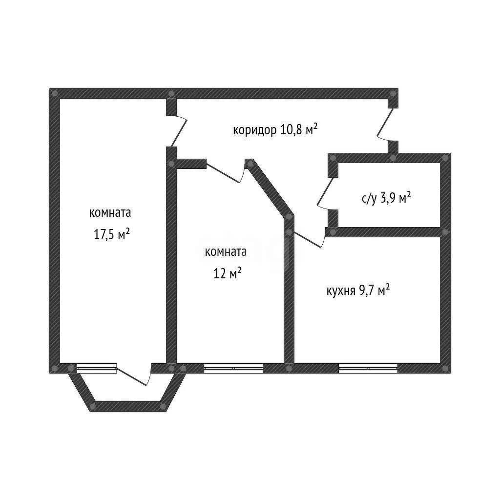 2-к квартира, 53.9м² (улица Тургеневское шоссе, 3а/14) - миниатюра 30