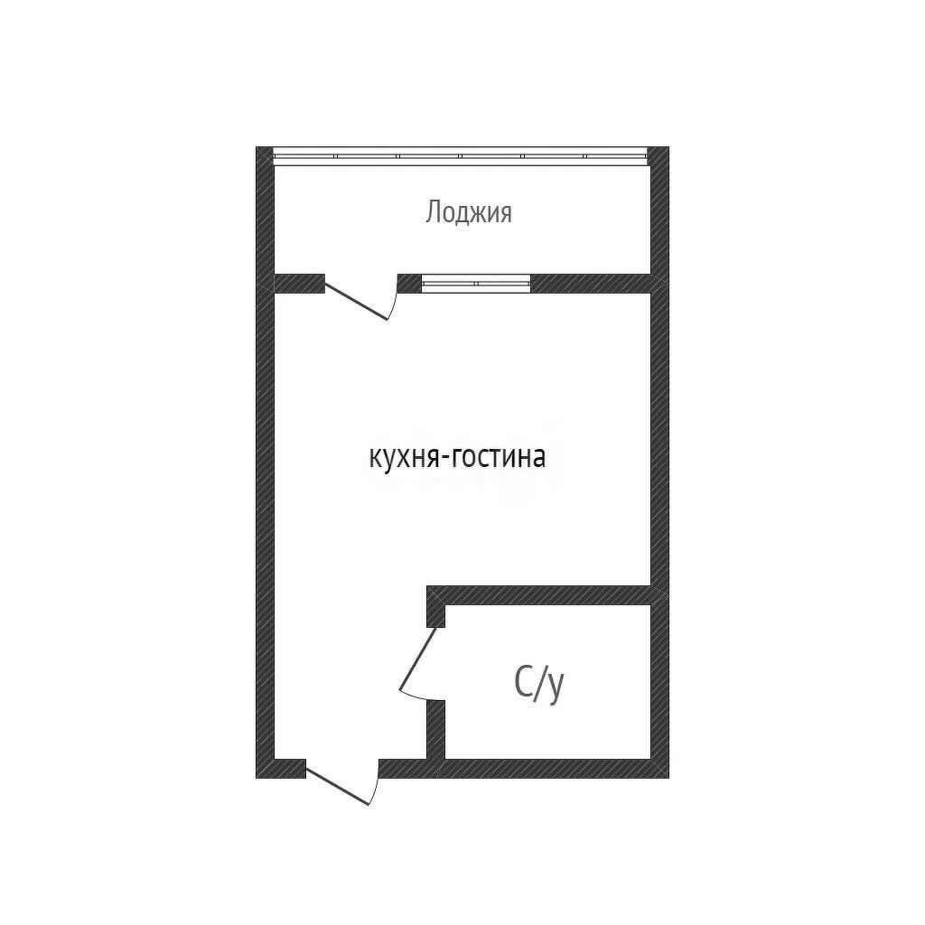 Студия, 24м² (Бжегокайская улица, 31/4к2) - миниатюра 8
