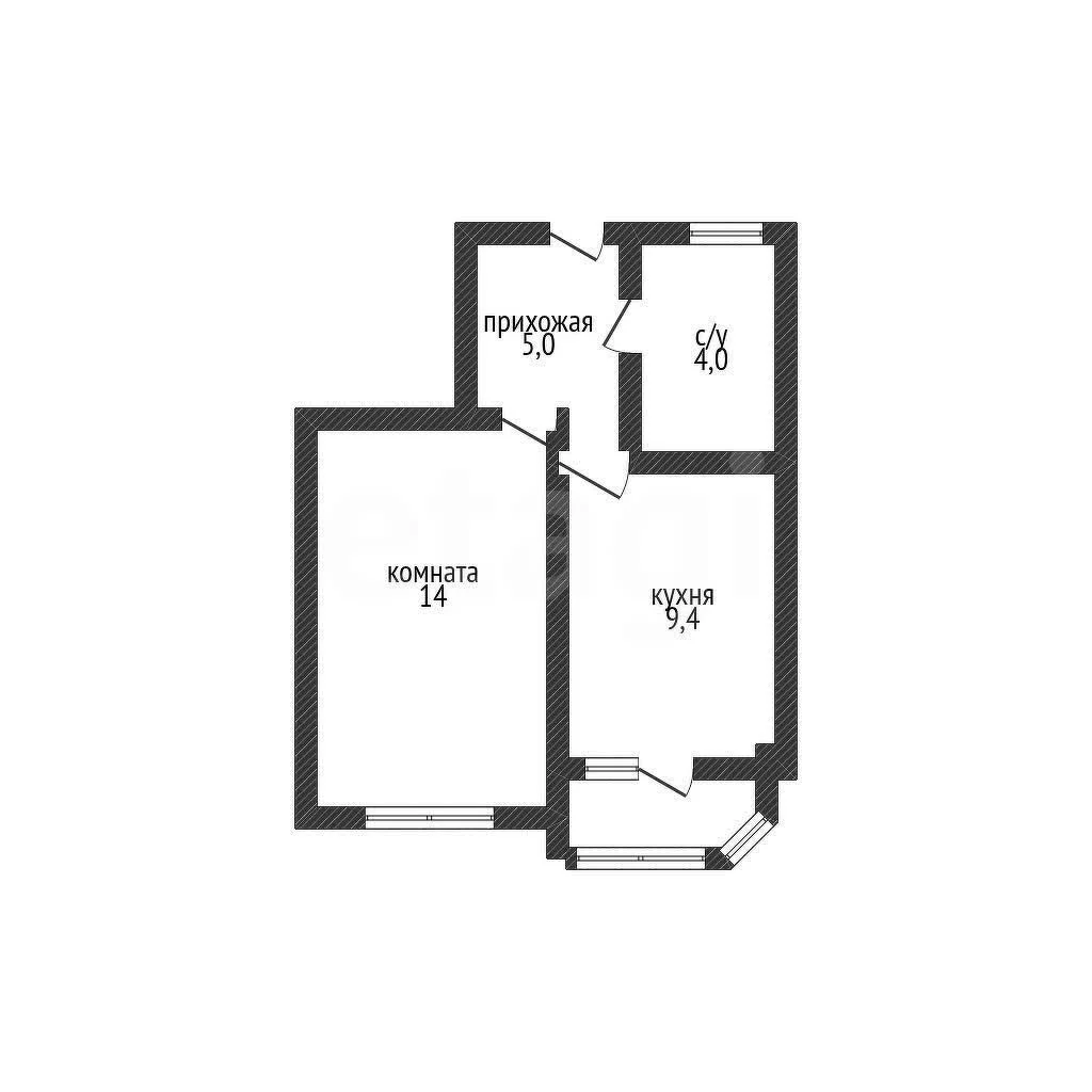 1-к квартира, 32.4м² (Командорская улица, 3к1) - миниатюра 12