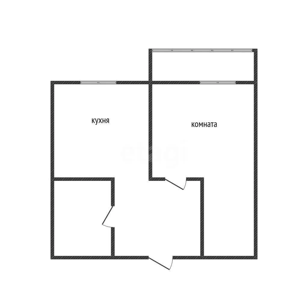 1-к квартира, 31.8м² (улица Курчатова, 2) - миниатюра 16