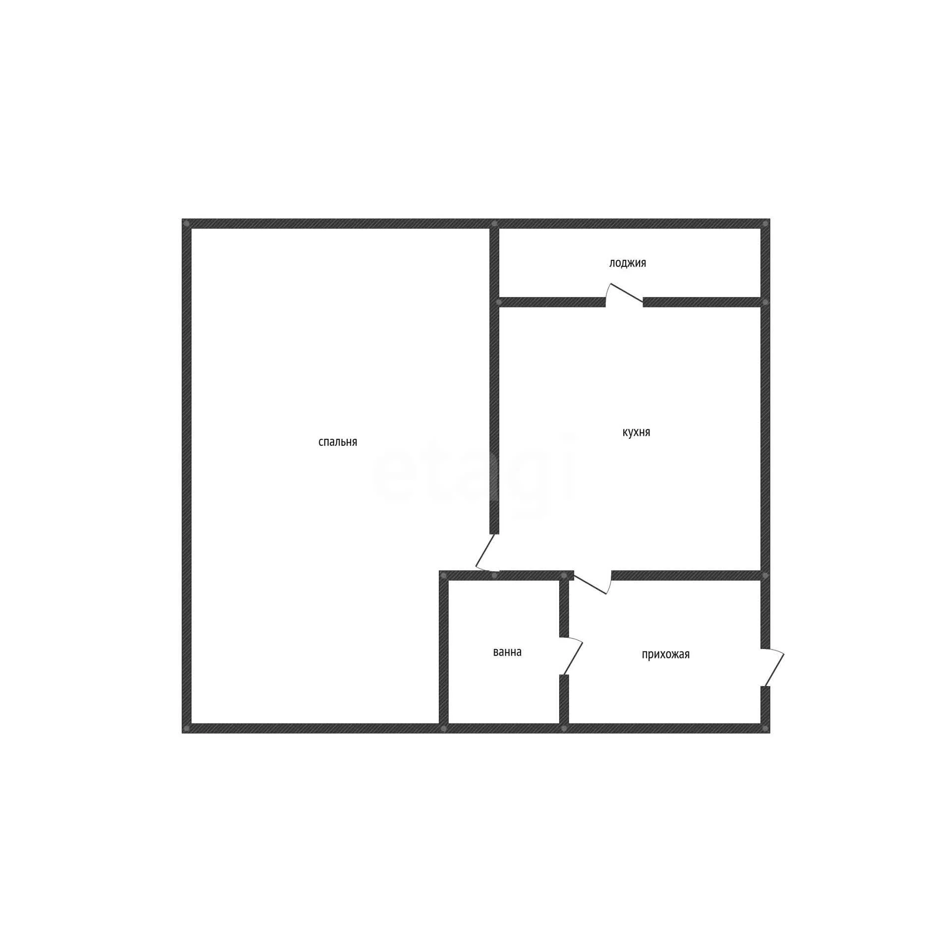 1-к квартира, 32.1м² (улица Героя Пешкова, 14/3) - миниатюра 19