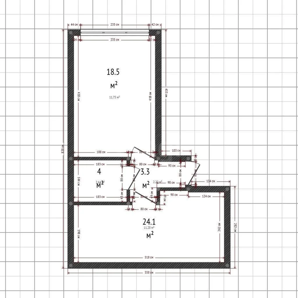 1-к квартира, 49.9м² (Апрельская улица, 5) - миниатюра 15