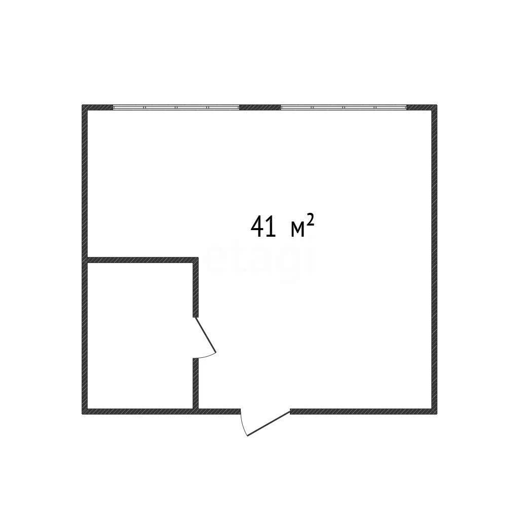 1-к квартира, 41м² (Обрывная улица, 132/1к23) - миниатюра 10