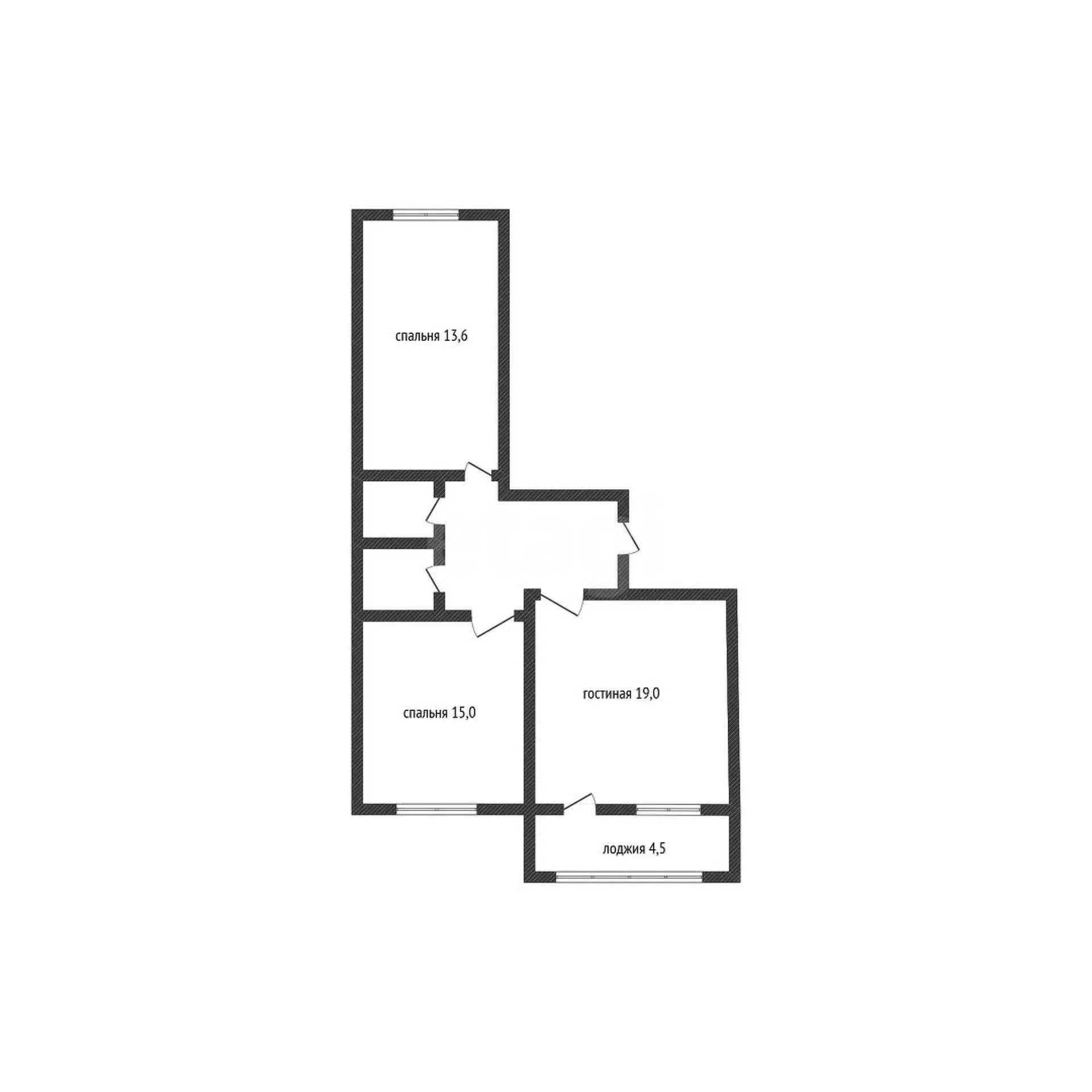 2-к квартира, 62.1м² (Домбайская улица, 55к8) - миниатюра 13