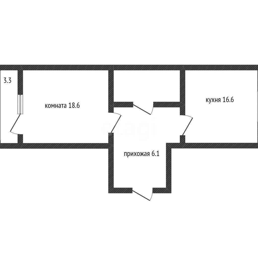 1-к квартира, 41м² (улица Героя Владислава Посадского, 16/1) - миниатюра 16
