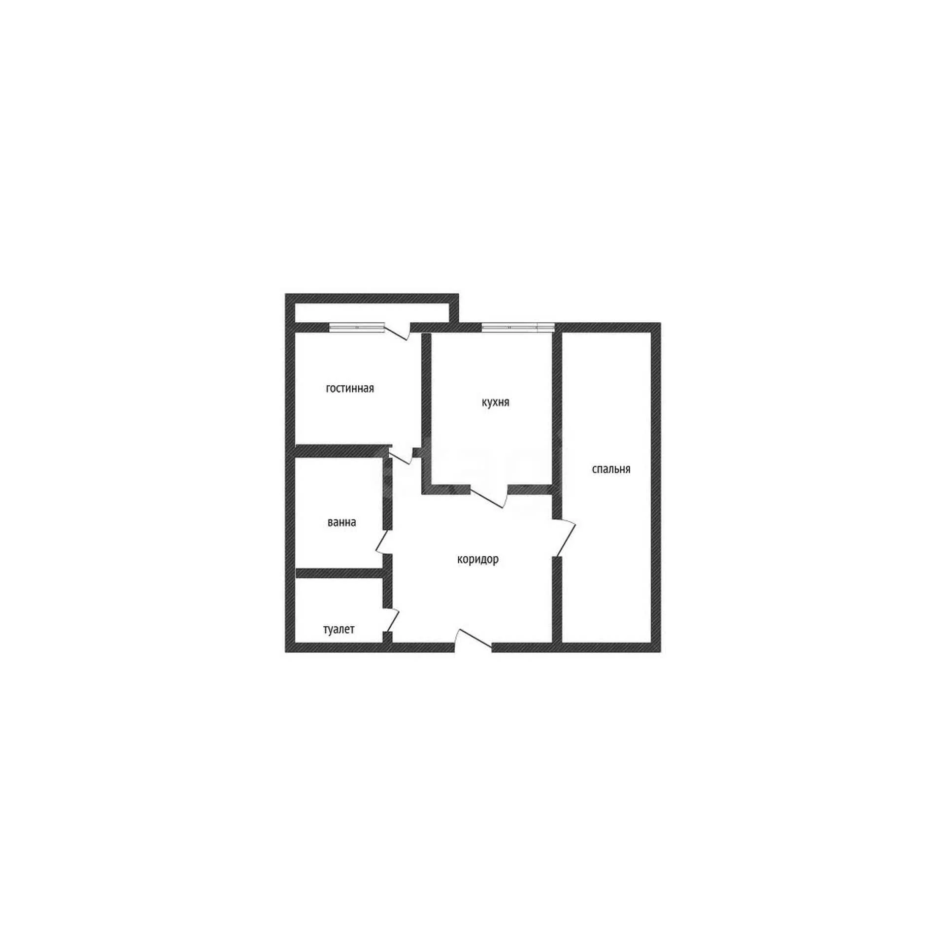 2-к квартира, 65.5м² (улица имени Дмитрия Благоева, 29к1) - миниатюра 10