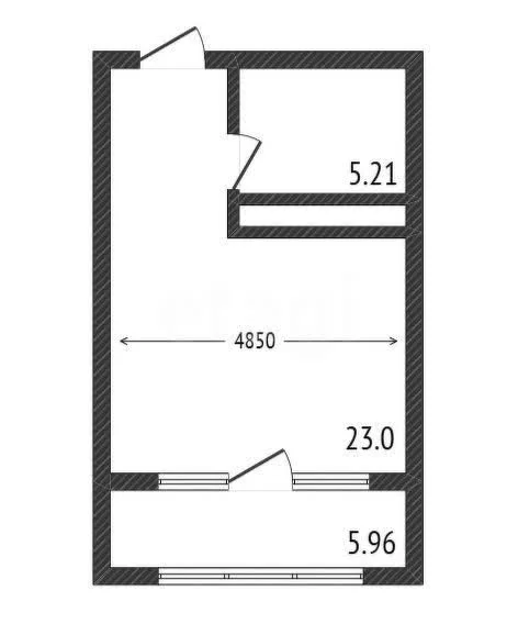 Студия, 28.1м² (Школьная улица, 1) - миниатюра 33