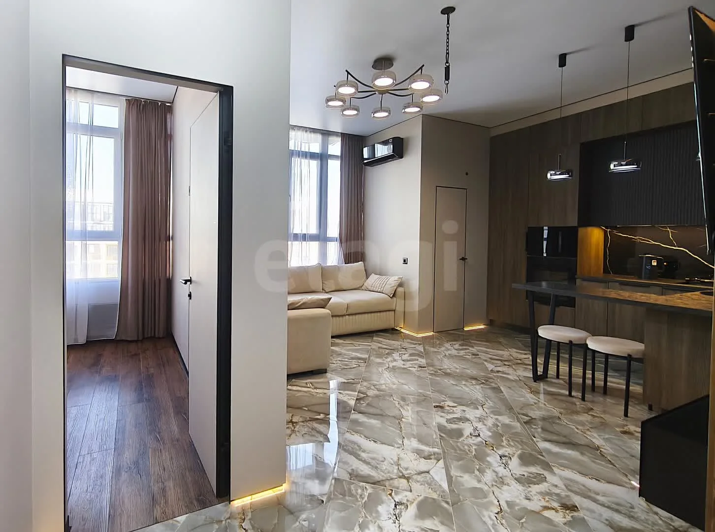 1-к квартира, 40.3м² (улица Ивана Беличенко, 87) - миниатюра 4