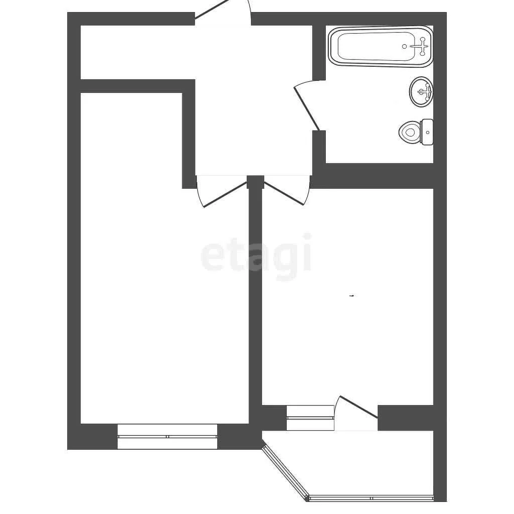 1-к квартира, 42.2м² (Ростовское шоссе, 30/7к1) - миниатюра 11