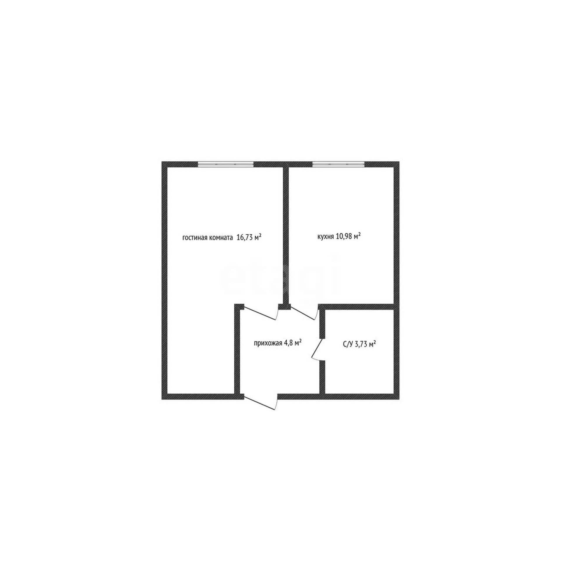 1-к квартира, 37м² (Лиссабонская улица, 109к21) - миниатюра 15