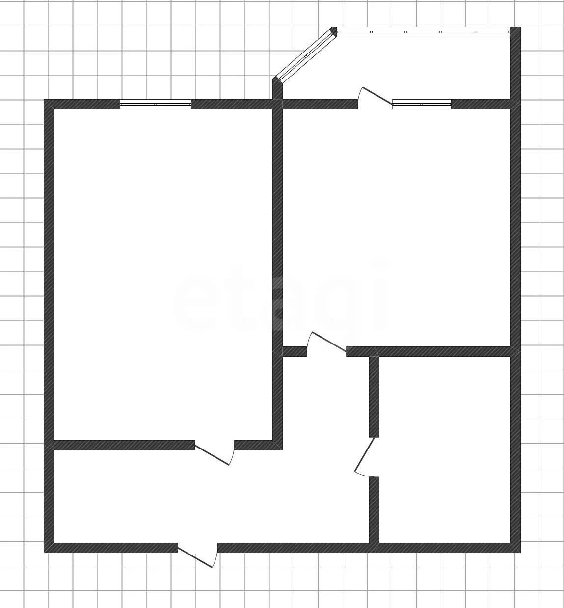 1-к квартира, 39.3м² (Первомайская улица, 36/6) - миниатюра 22