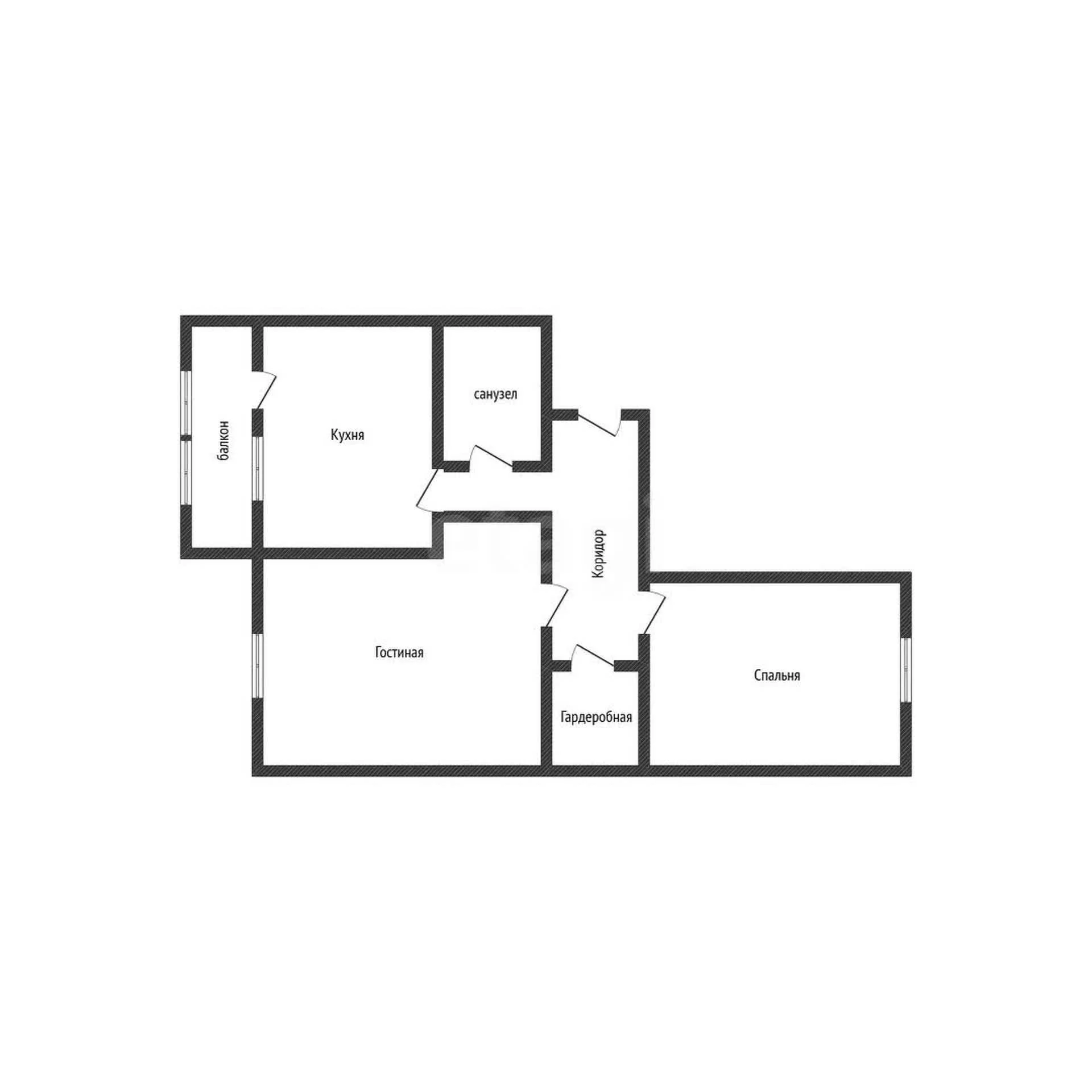 2-к квартира, 57.3м² (Восточно-Кругликовская улица, 82) - миниатюра 10