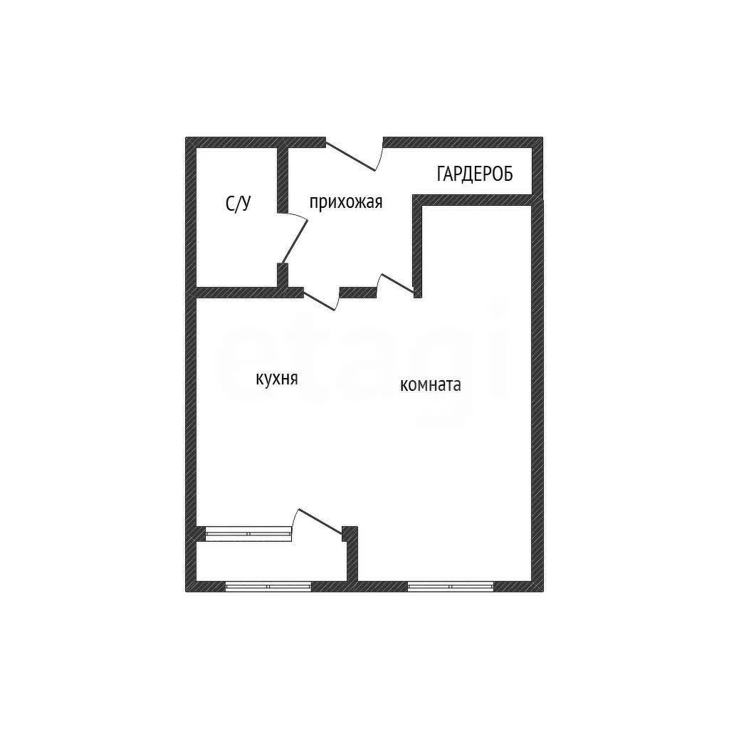 Студия, 28.9м² (Воронежская улица, 47/10) - миниатюра 11