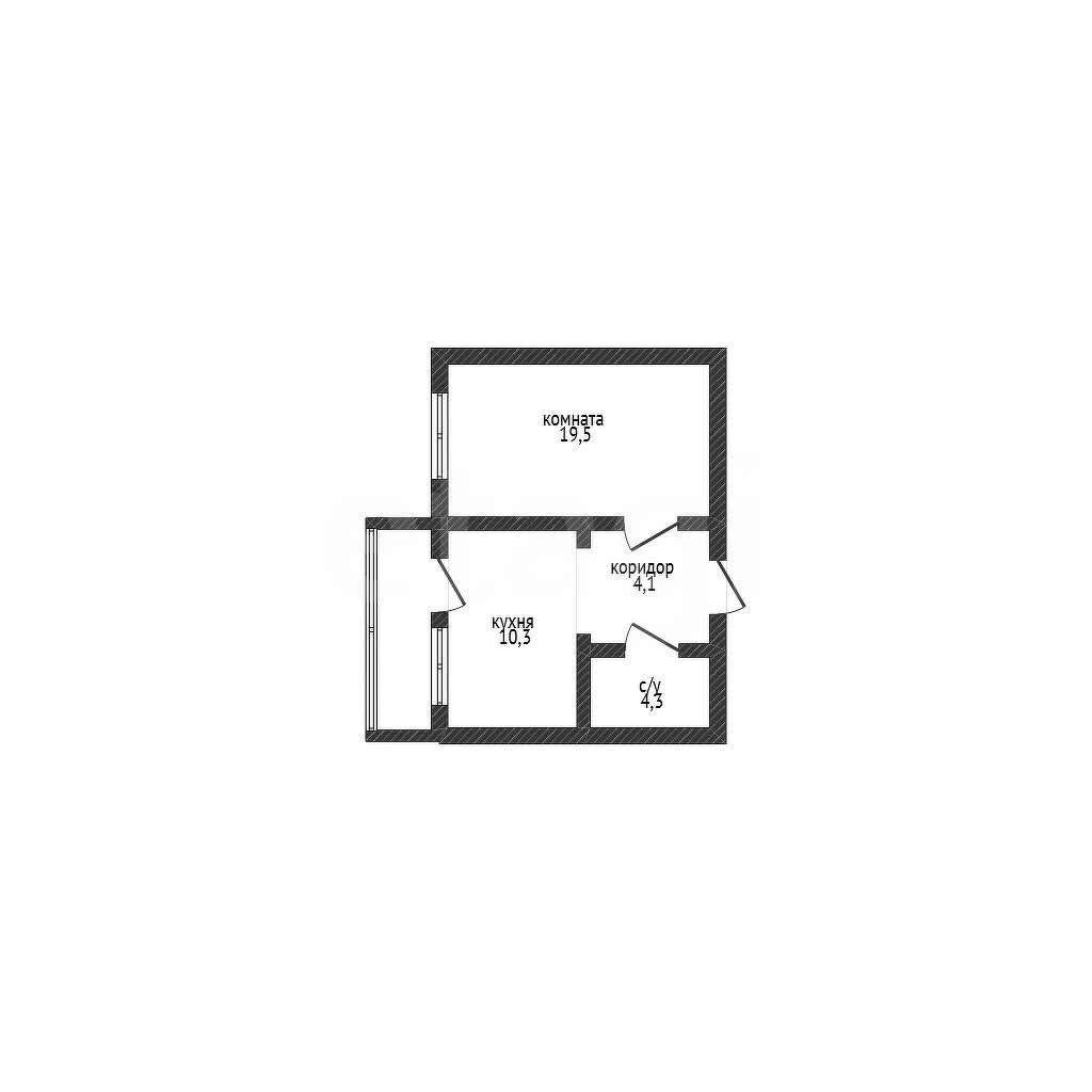 1-к квартира, 38.2м² (Московская улица, 48) - миниатюра 42