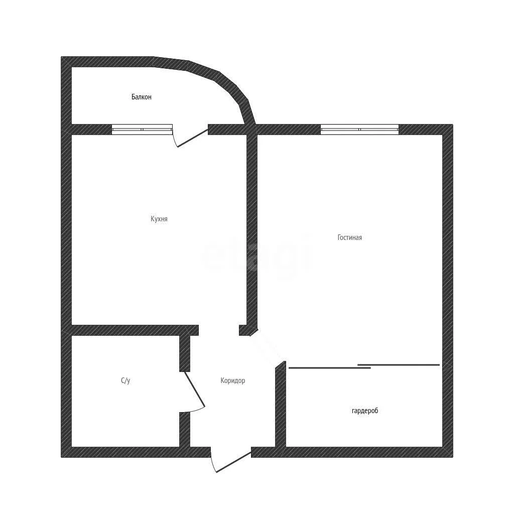 1-к квартира, 36м² (Конгрессная улица, 27) - миниатюра 28