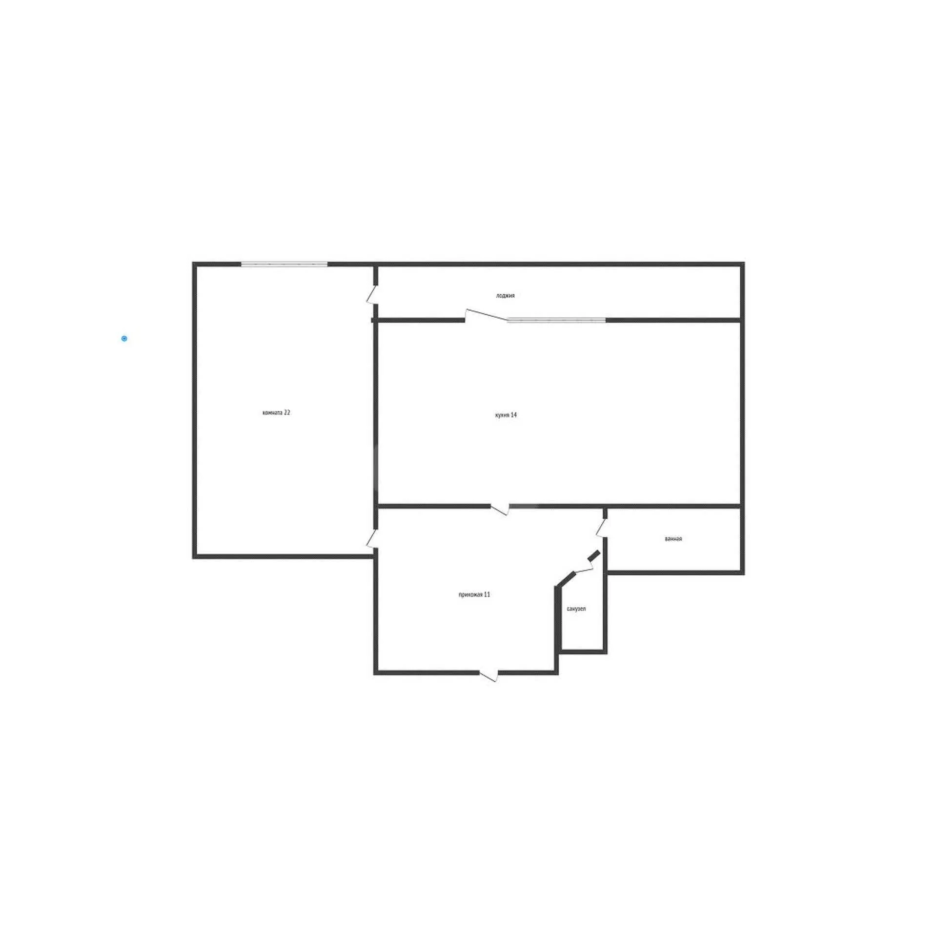 1-к квартира, 56м² (Восточно-Кругликовская улица, 60) - миниатюра 13