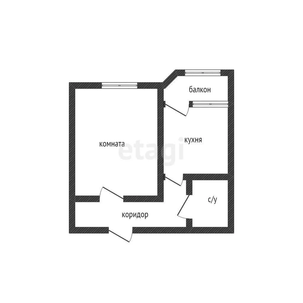 1-к квартира, 35.8м² (улица имени В.Н. Мачуги, 166ак2) - миниатюра 23