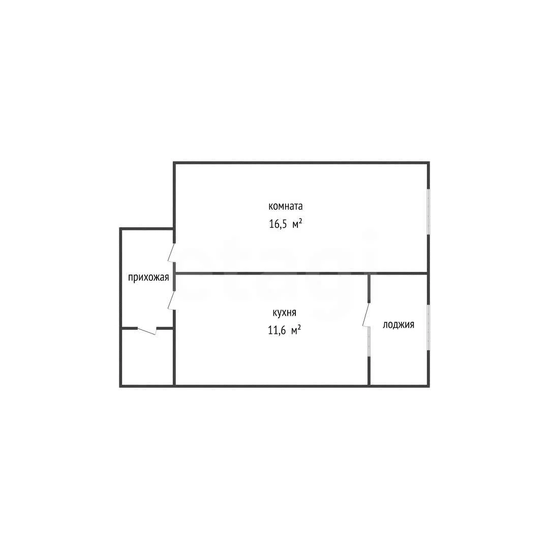 1-к квартира, 40.2м² (улица Снесарева, 10к2) - миниатюра 15