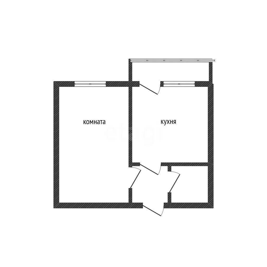 1-к квартира, 46.4м² (Солнечная улица, 57к5) - миниатюра 14