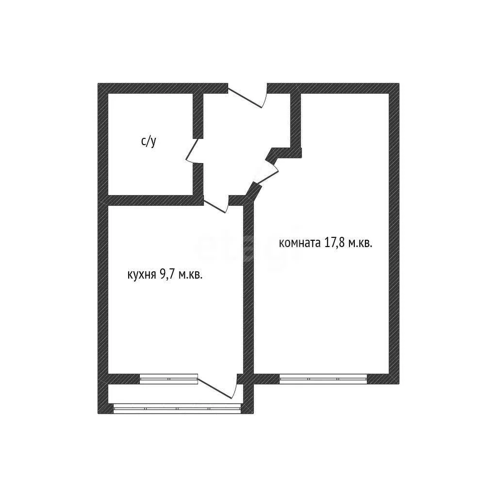 1-к квартира, 36.2м² (улица Евгении Жигуленко, 25к2) - миниатюра 9