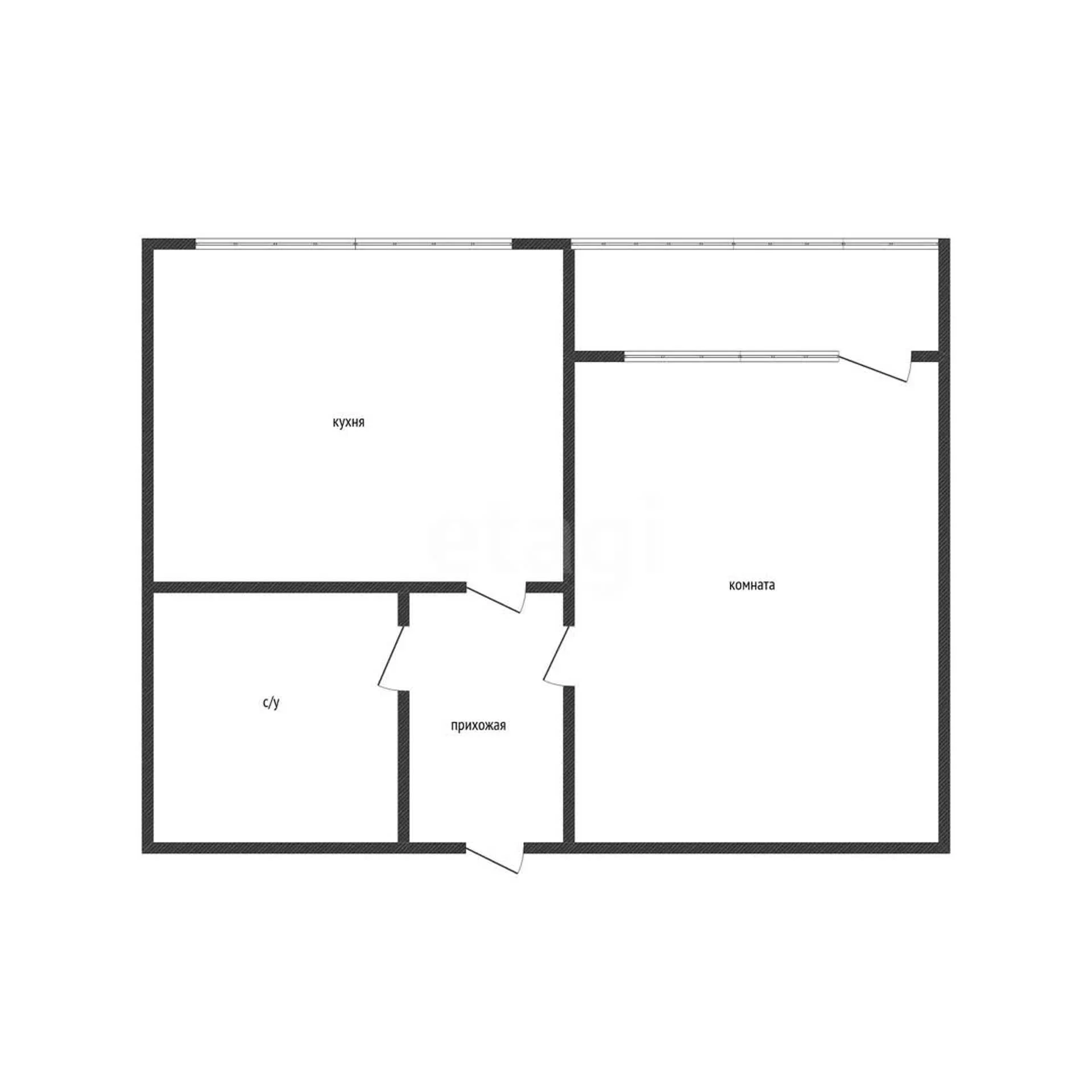 1-к квартира, 30м² (улица имени Мусоргского М.П., 1вкб) - миниатюра 9