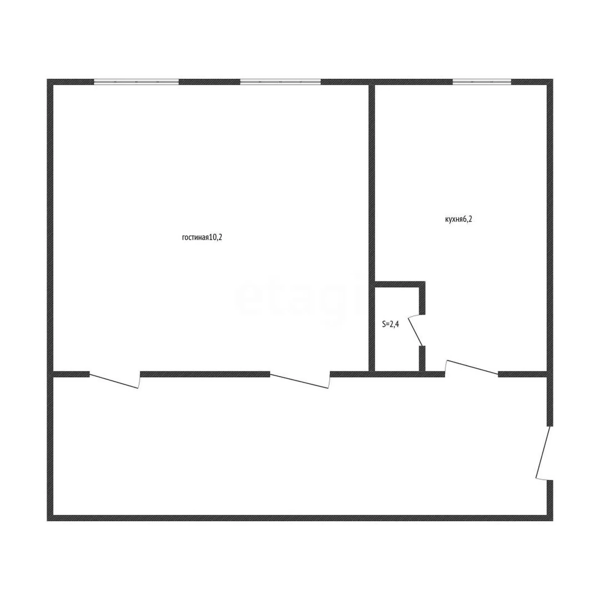 Студия, 18.4м² (Гаражный переулок, 11) - миниатюра 7