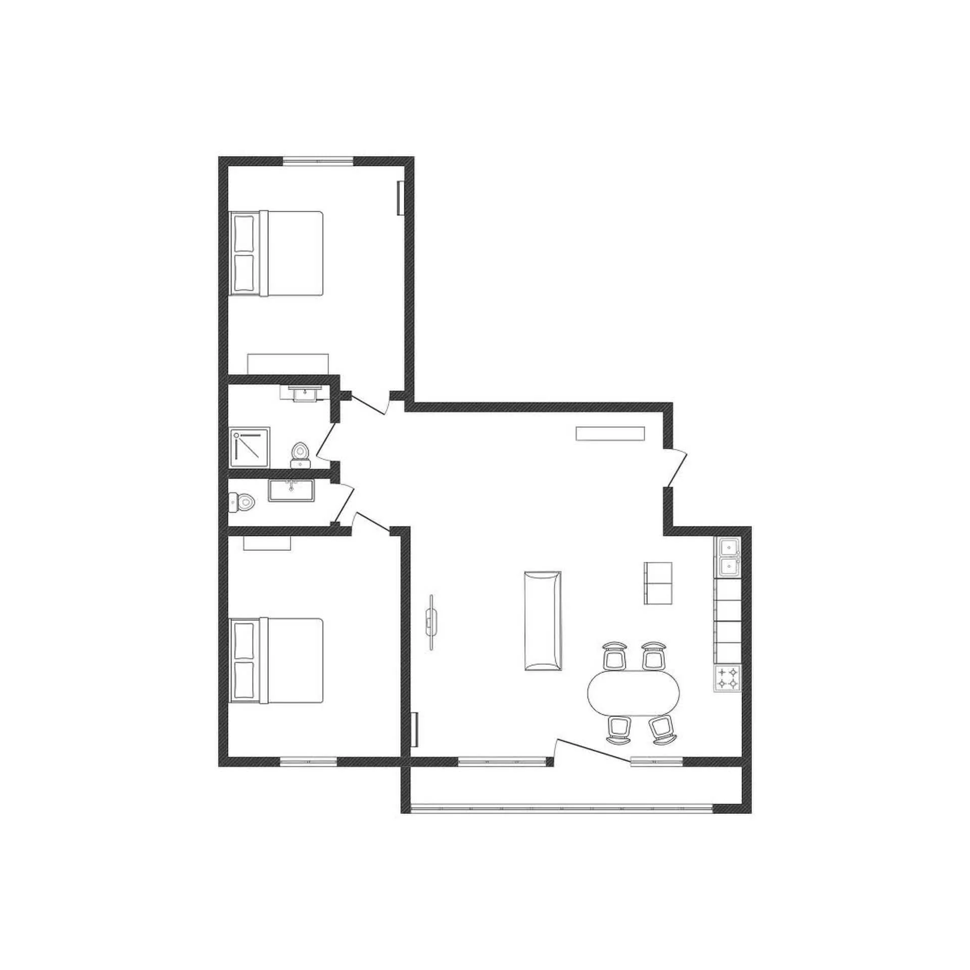2-к квартира, 67.4м² (Рашпилевская улица, 32) - миниатюра 30