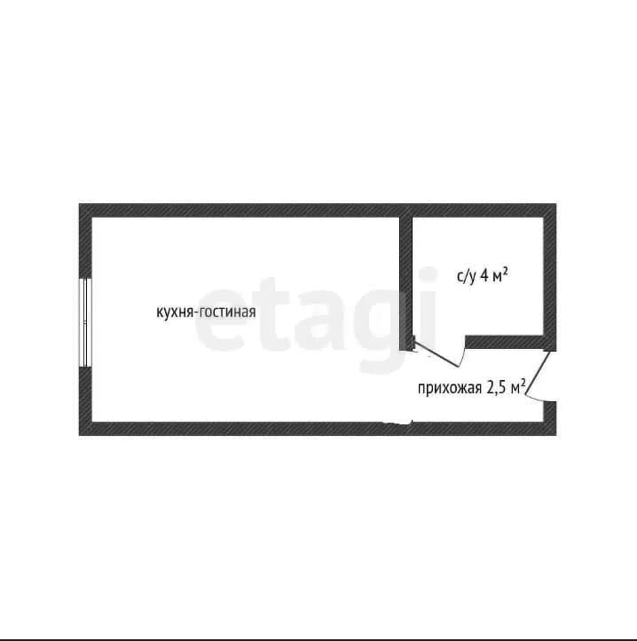 Студия, 20м² (улица Константина Гондаря, 103) - миниатюра 8