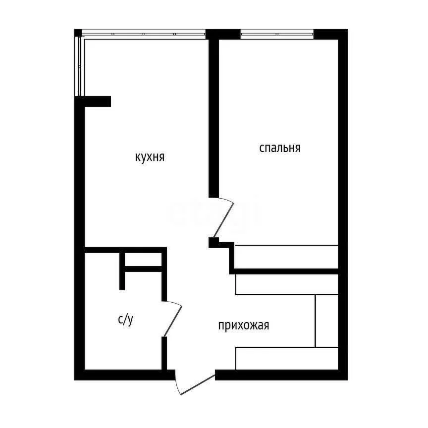 1-к квартира, 37.4м² (улица Адмирала Крузенштерна, 6к3) - миниатюра 23