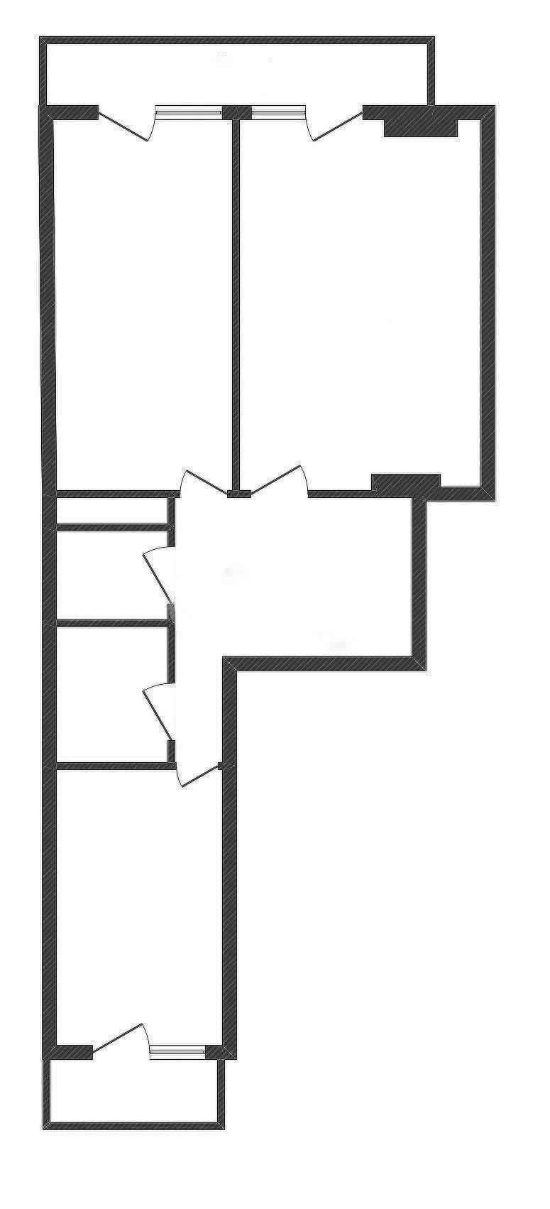 2-к квартира, 62.4м² (улица Петра Метальникова, 3/1к1) - миниатюра 8