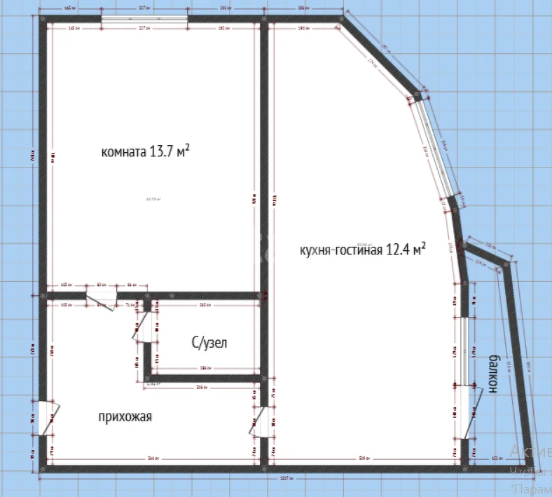 1-к квартира, 44.3м² (Сормовская улица, 208/2) - миниатюра 15