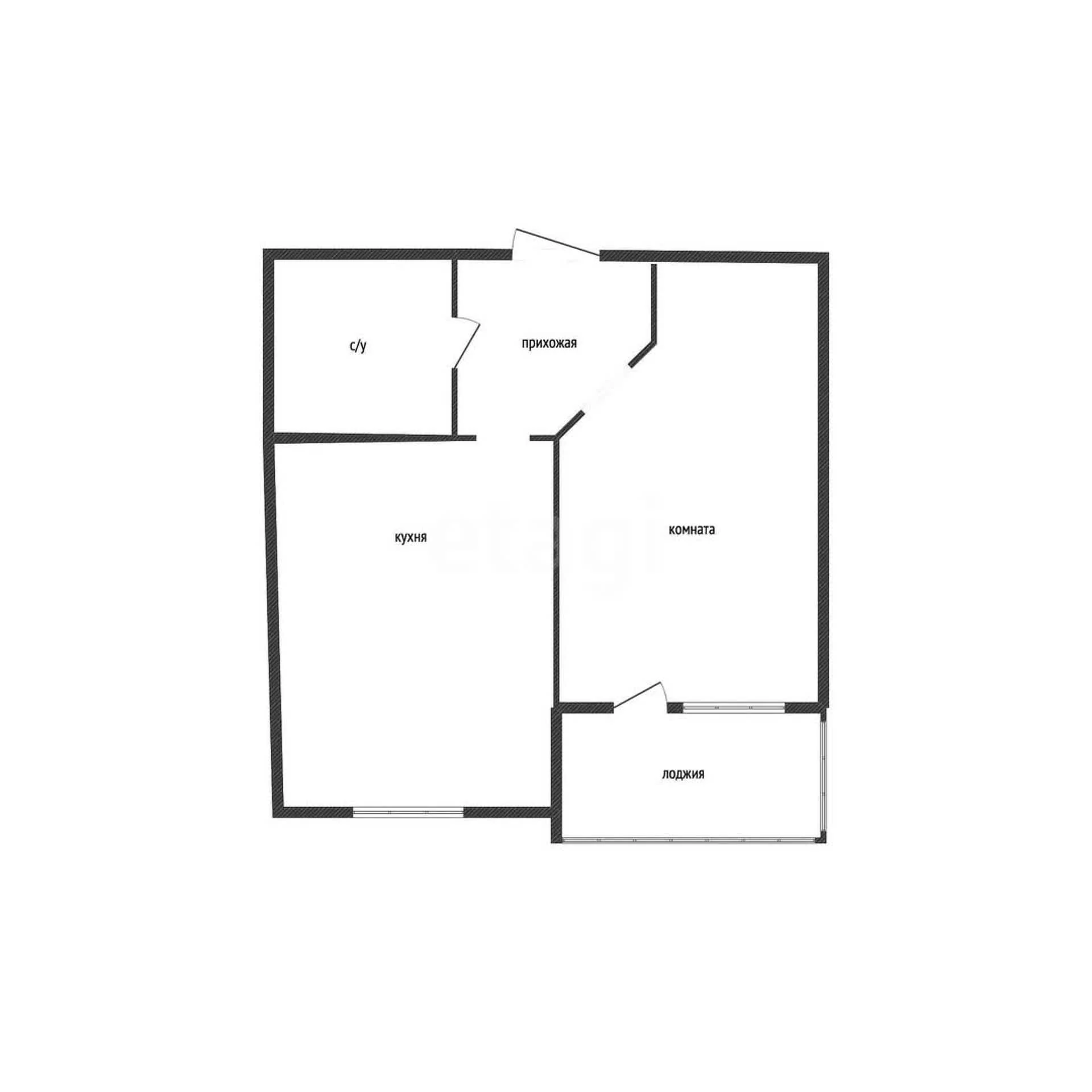 1-к квартира, 44.9м² (Троицкая улица, 34) - миниатюра 8
