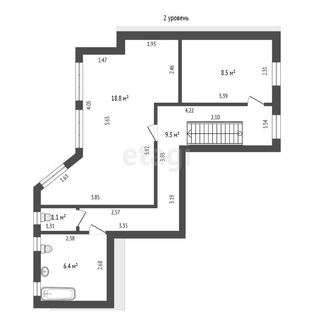 3-к квартира, 88м² (улица Коммунаров, 96) - миниатюра 20