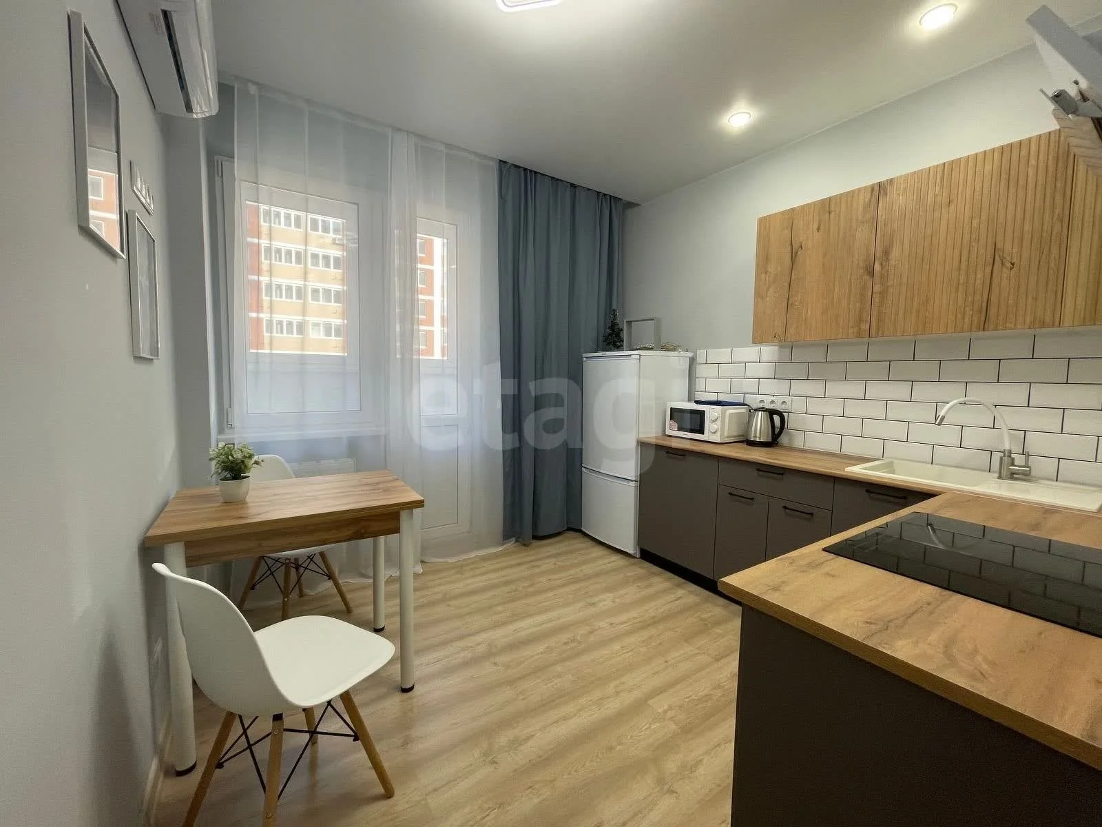 1-к квартира, 33.8м² (улица Западный Обход, 39/2к7) - изображение 1