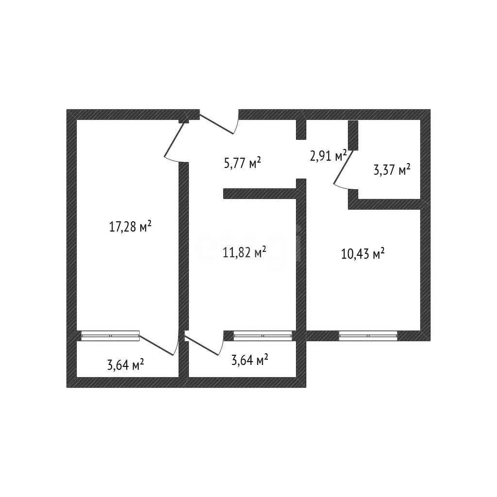 2-к квартира, 52м² (Зеленоградская улица, 34) - миниатюра 16