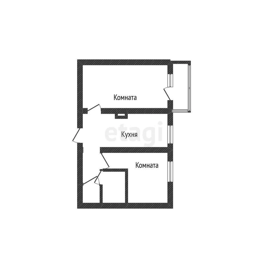 2-к квартира, 53.2м² (Школьная улица, 13/2) - миниатюра 15