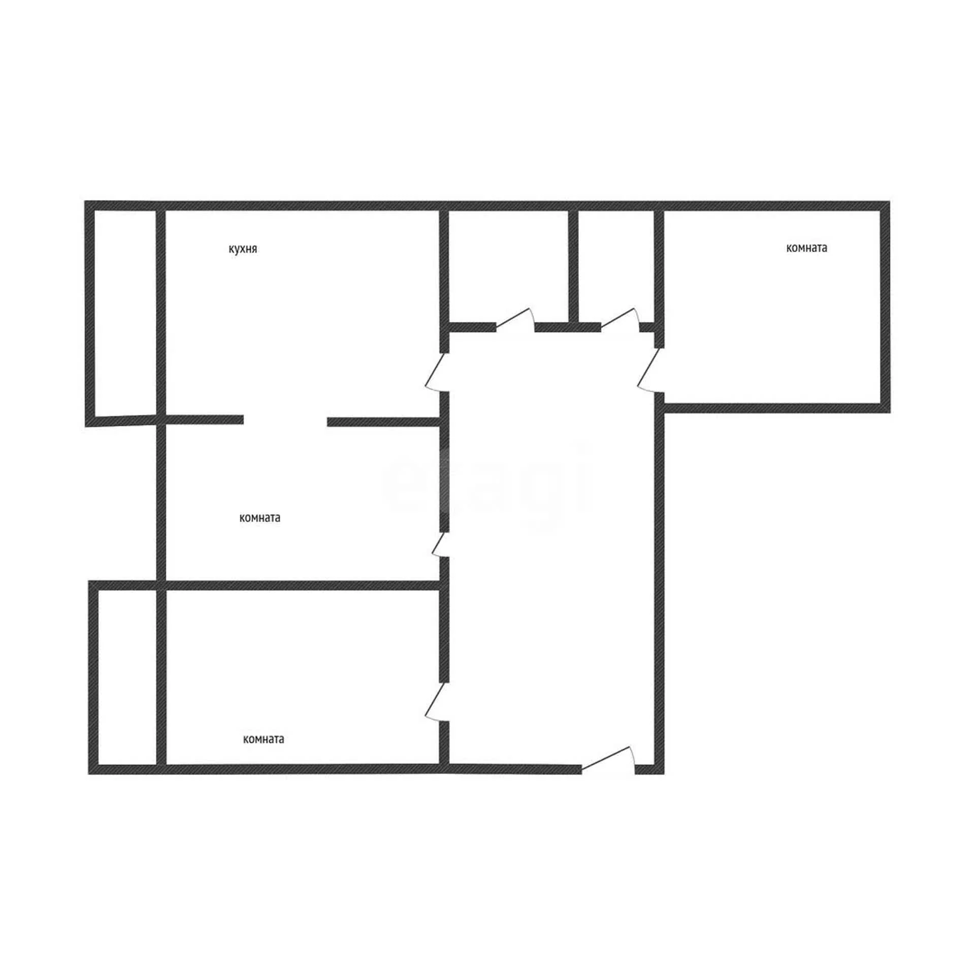 3-к квартира, 85.5м² (улица имени Виктора Нарыкова, 6к1) - миниатюра 25