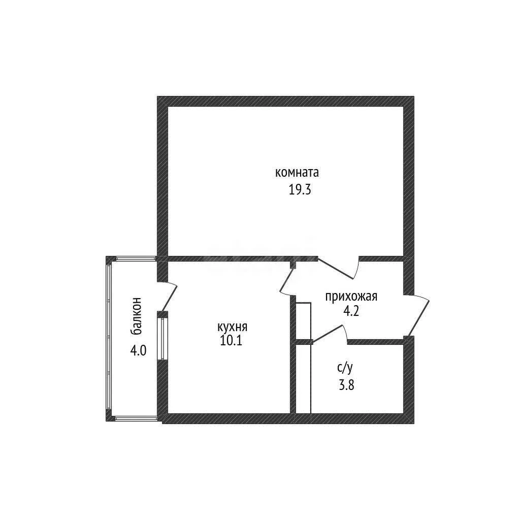 1-к квартира, 37.4м² (улица Героев-Разведчиков, 42) - миниатюра 34