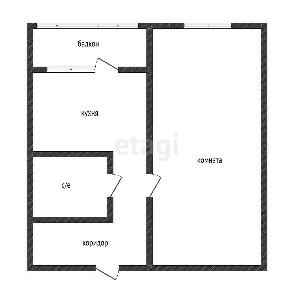 1-к квартира, 48м² (Степная улица, 1/1) - миниатюра 9
