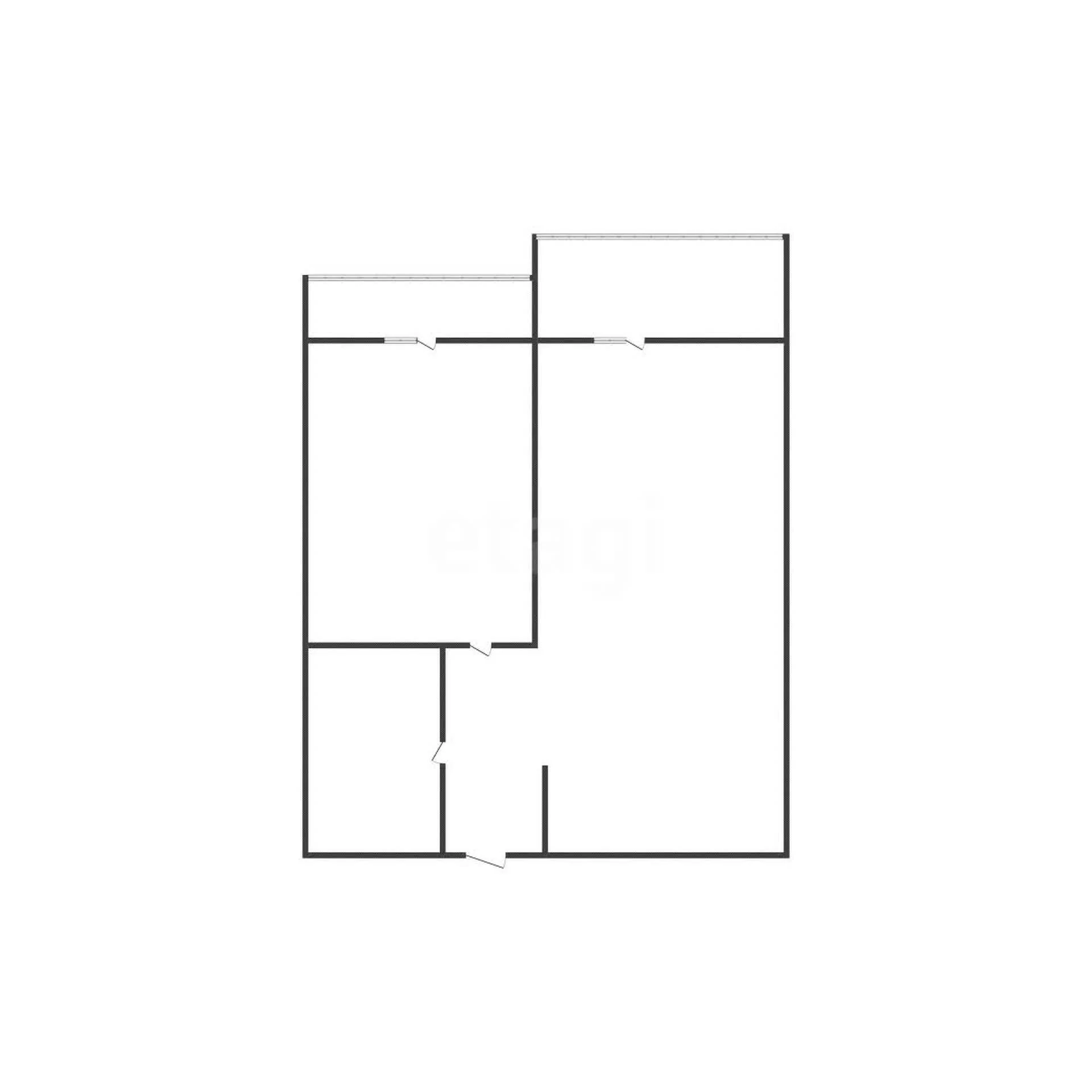 1-к квартира, 45.5м² (Степная улица, 1/1) - миниатюра 11