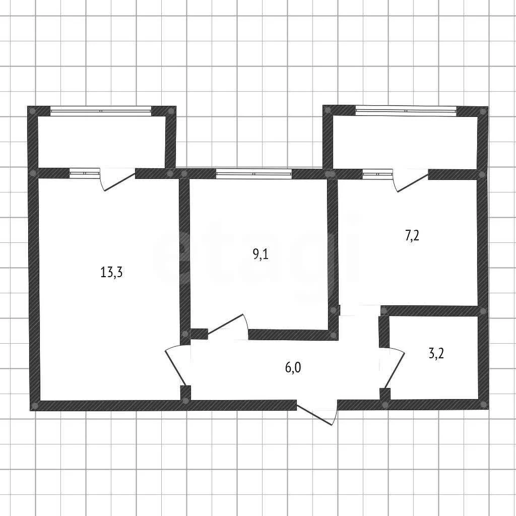 2-к квартира, 38.4м² (улица Тургеневское шоссе, 33/2к28) - миниатюра 10