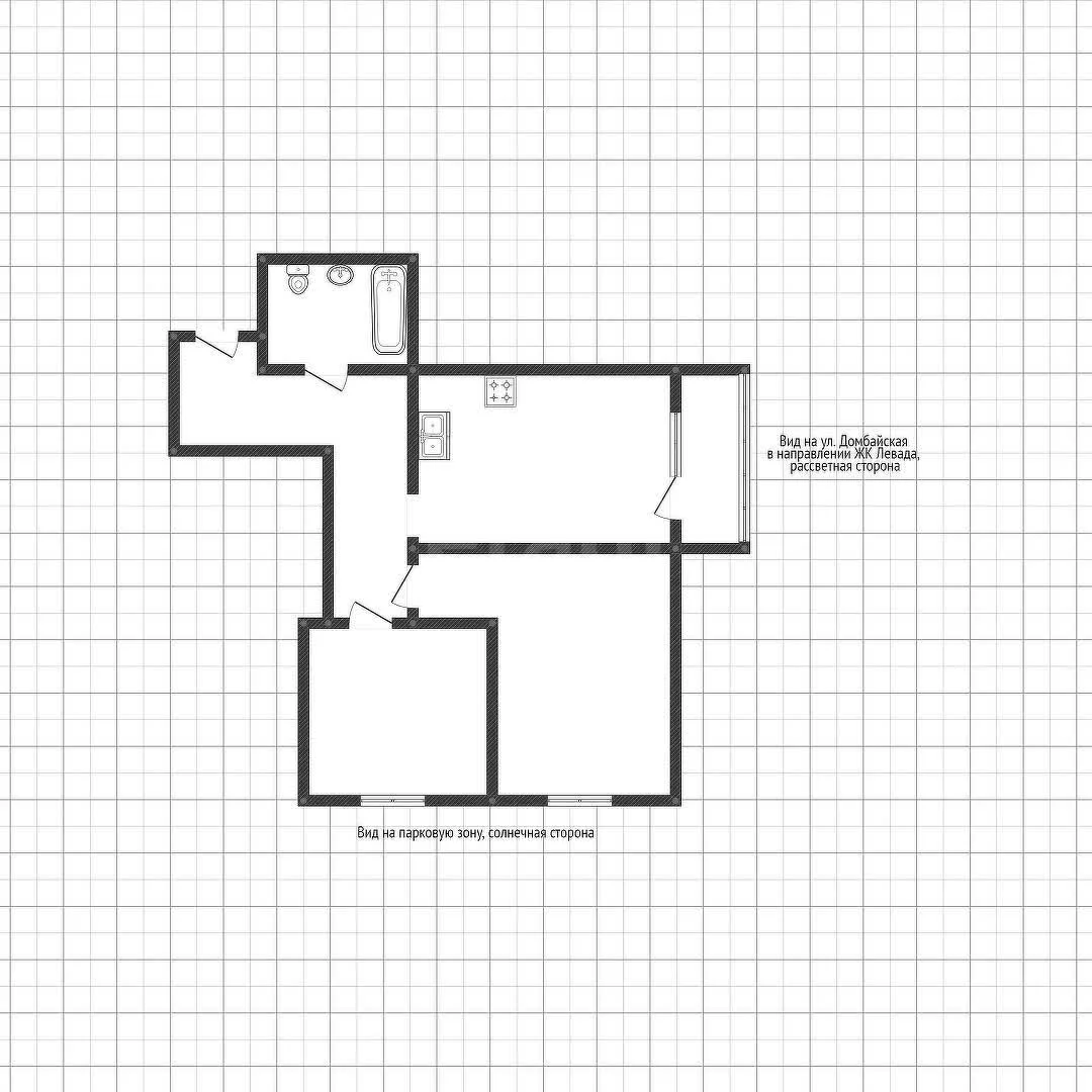 2-к квартира, 61.1м² (улица имени Героя Георгия Бочарникова, 1) - миниатюра 20