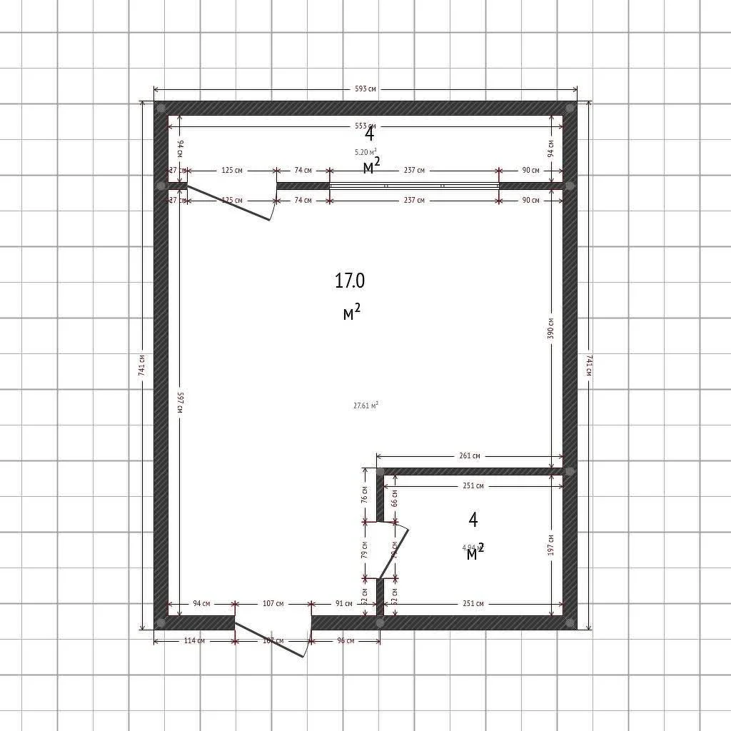 Студия, 24.7м² (улица Даниила Смоляна, 71к3)