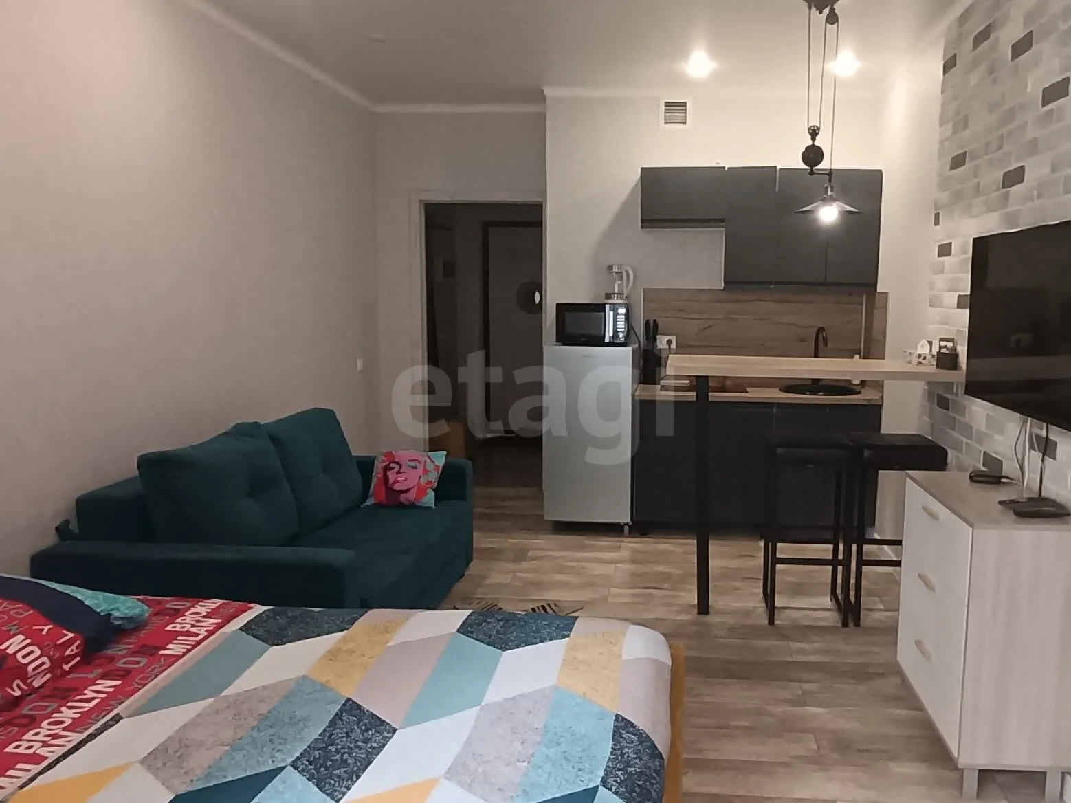 Студия, 23.9м² (улица Леонида Лаврова, 4) - миниатюра 3