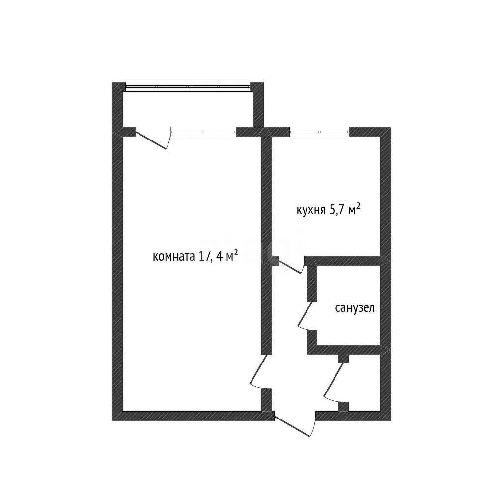 1-к квартира, 30м² (Целиноградская улица, 4) - миниатюра 7