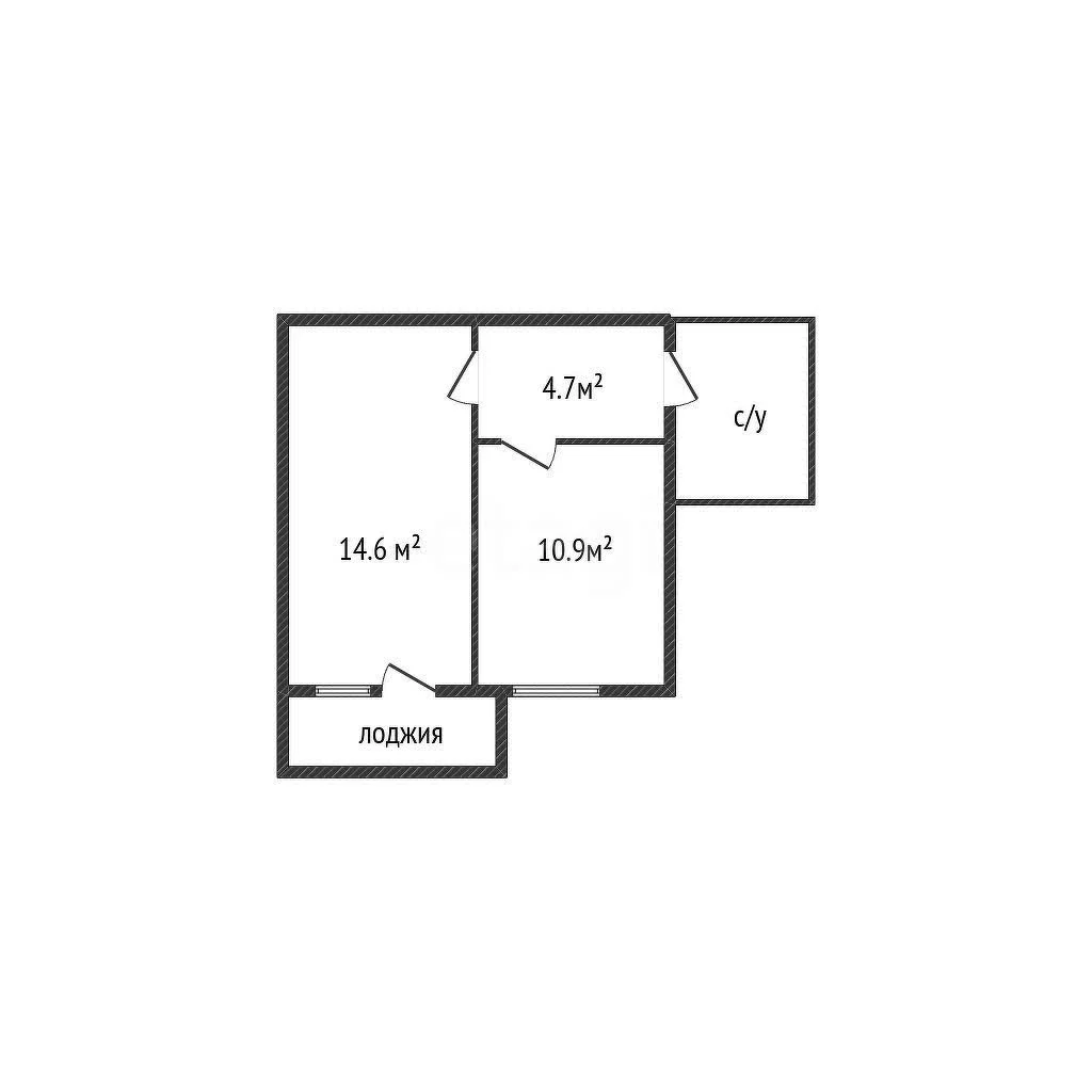 1-к квартира, 36м² (Бжегокайская улица, 23/1ак3) - миниатюра 19