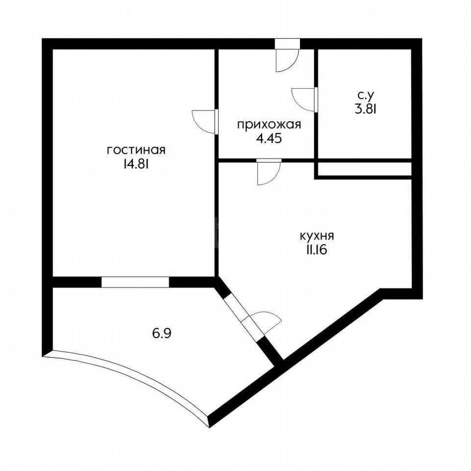 1-к квартира, 37.2м² (улица им. Героя Яцкова И.В., 9к3) - миниатюра 7