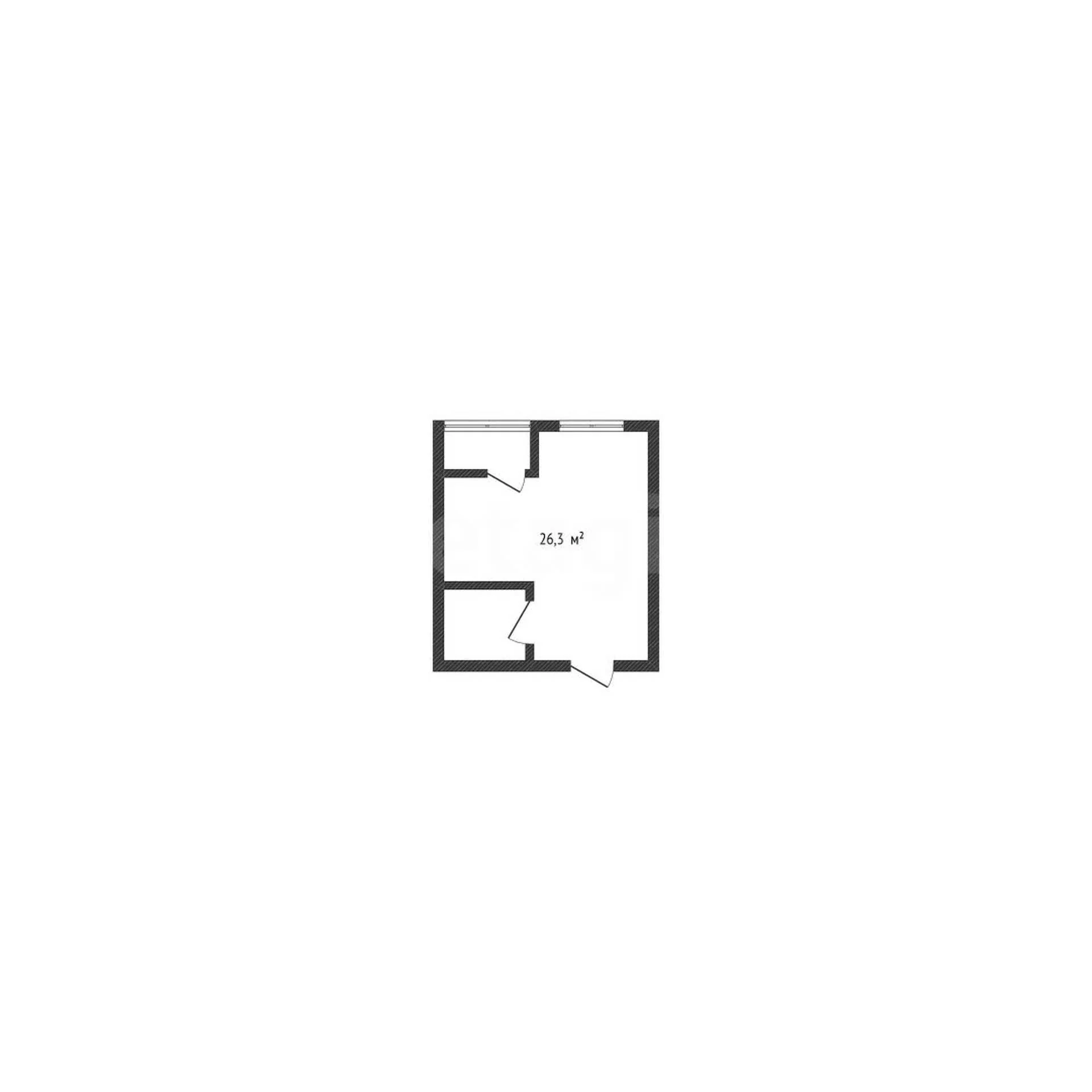 Студия, 26.3м² (улица Наставников, 10) - миниатюра 20