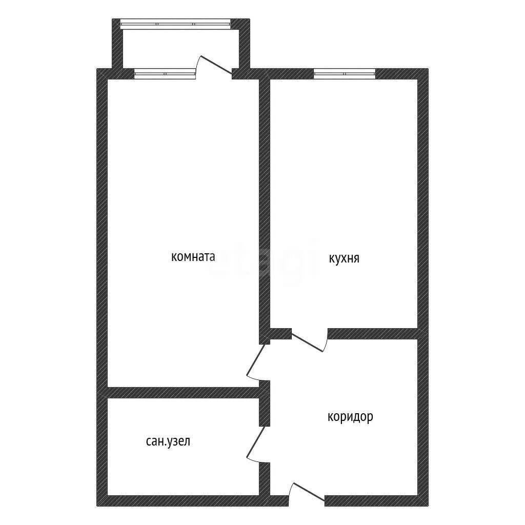 1-к квартира, 33.8м² (Карасунская улица, 237) - миниатюра 9